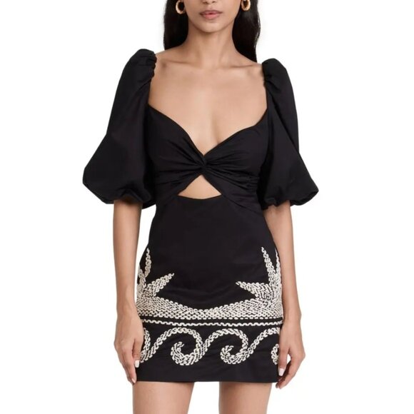 Johanna Ortiz Dresses & Skirts - NWT Johanna Ortiz Simple Pleasures Cutout Black Cotton Stretch Mini Dress Sz XS